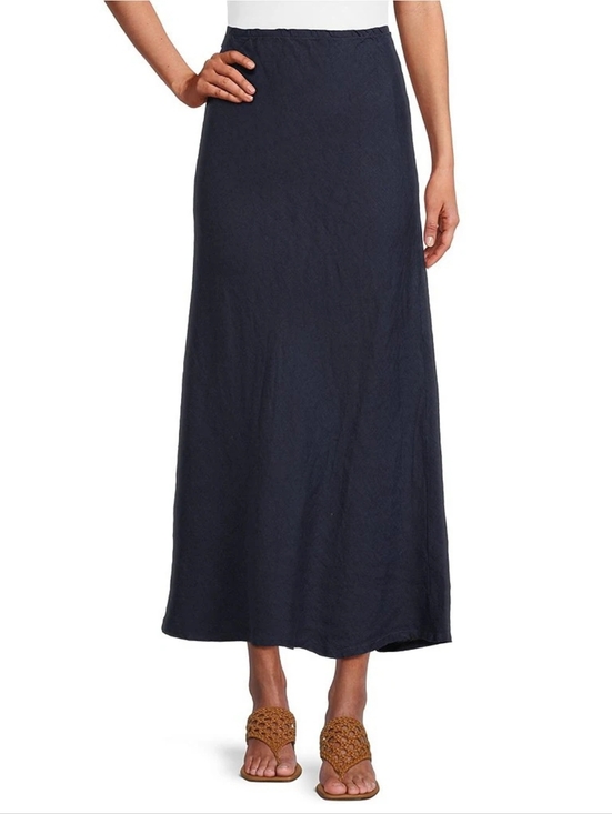 bryn Walker Dresses & Skirts - Bryn Walker Light Linen Purple Maxi Skirt Pull On Elastic Waist Size Small